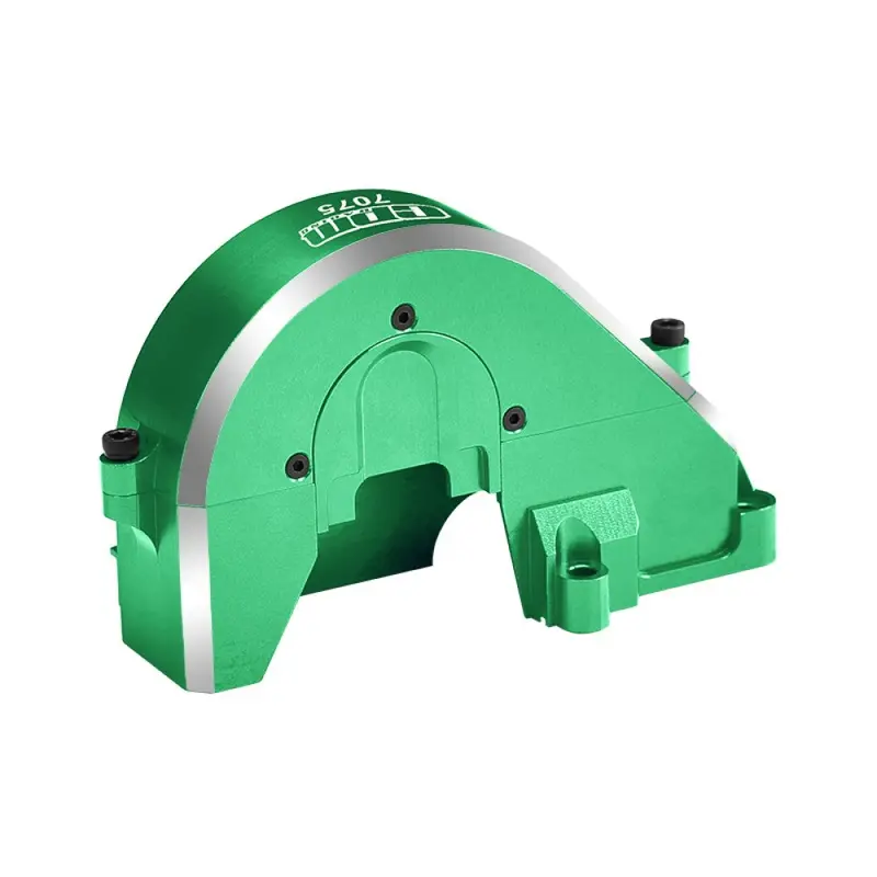Aluminum 7075-T6 Alloy Oversized Transmission Gear Covers For Traxxas 1/6 Funco Pro Scale 2Wd Sand Car 8S-109076-4 Upgrades - Green 1