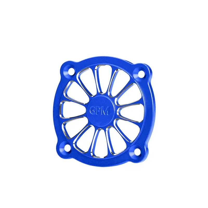 Aluminum 7075-T6 Alloy Rc Cooling Fan Cover 40X40mm (3Mm Hole Spacing) - Blue 1