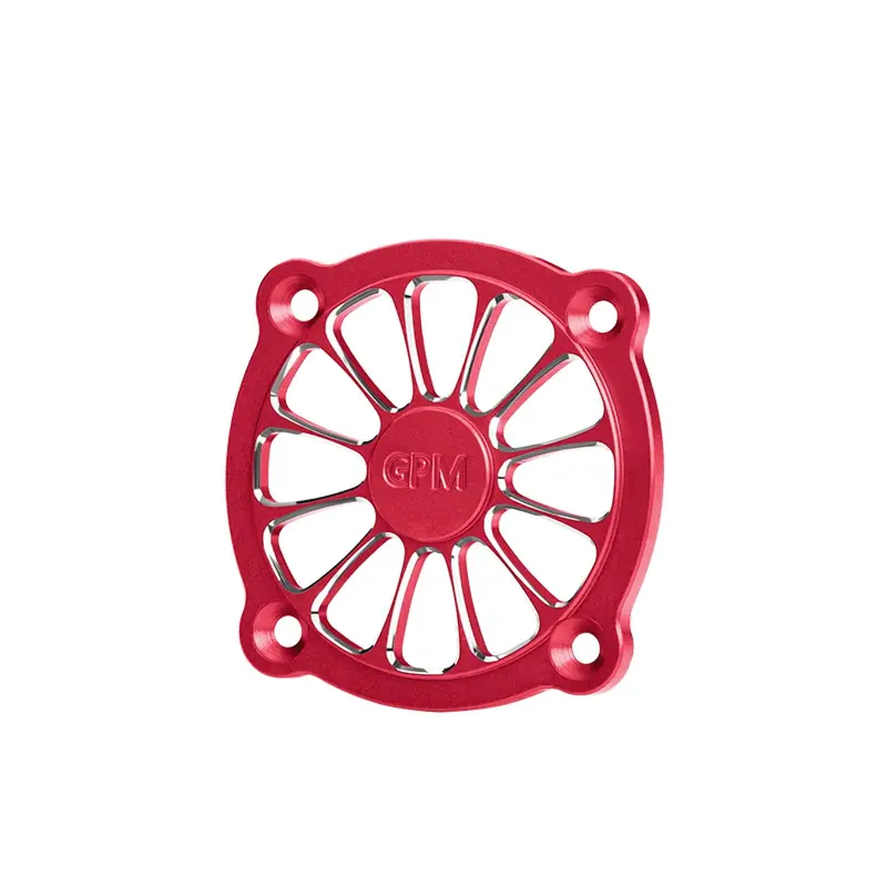 Aluminum 7075-T6 Alloy Rc Cooling Fan Cover 40X40mm (3Mm Hole Spacing) - Red 1