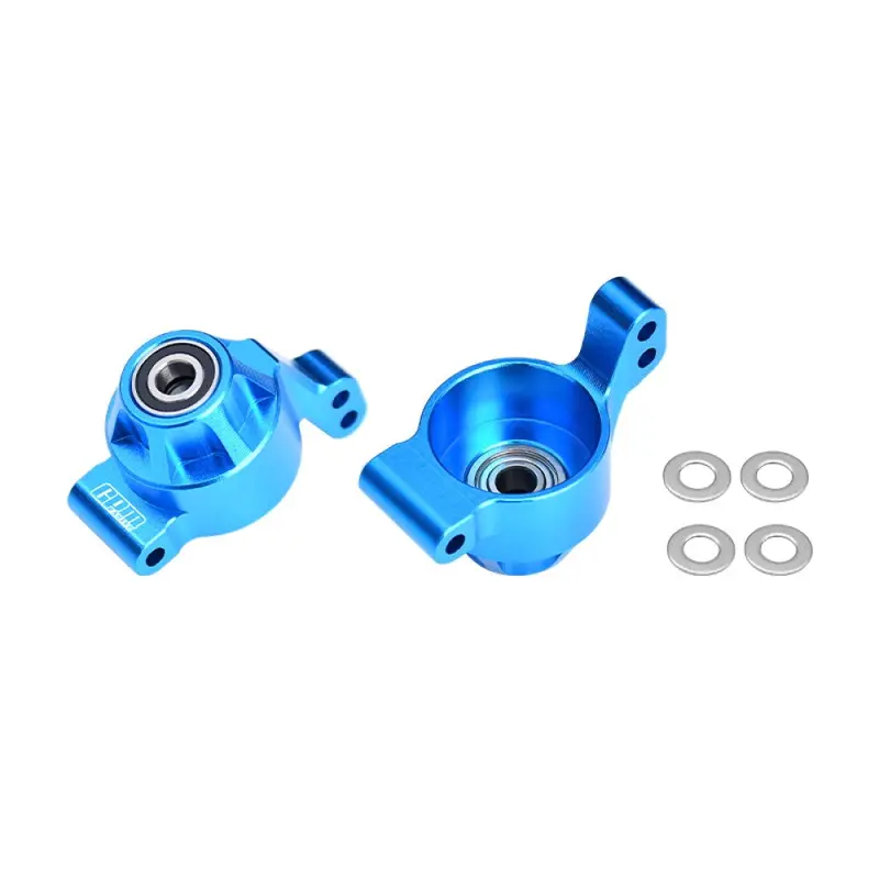 Aluminum 7075-T6 Alloy Rear Hub Stub Carriers With Oversize Bearing For Tamiya 1:10 Dt-04 R/C Fighter Nxgen-58741 Upgrades - Sky Blue 1