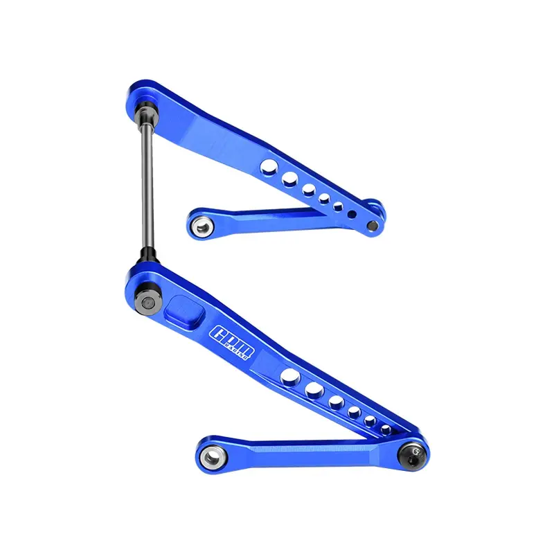 Aluminum 7075-T6 Alloy Rear Sway Bar Set For Vanquish 1:10 H10 Optic Kit / Yokohama Rtr / Sparco Rtr Rock Crawler Upgrades - Blue 1