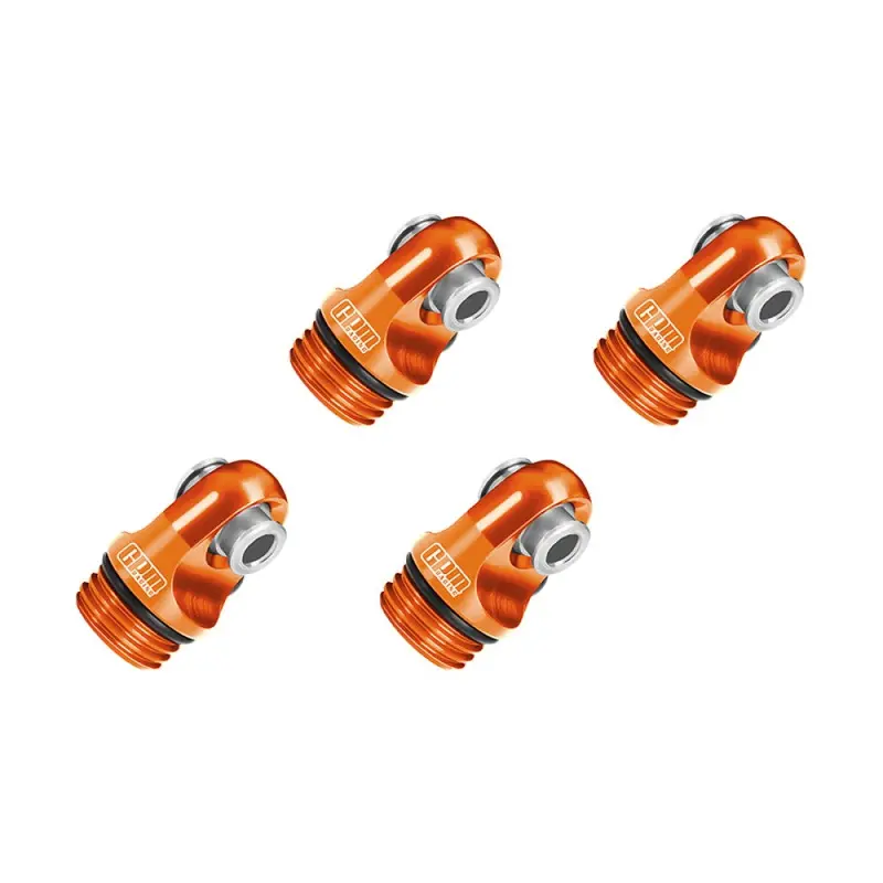 Aluminum 7075-T6 Alloy Shock Cap For Vanquish 1/10 H10 Optic Kit Rock Crawler Kit-Vps09027 Upgrades - Orange 1