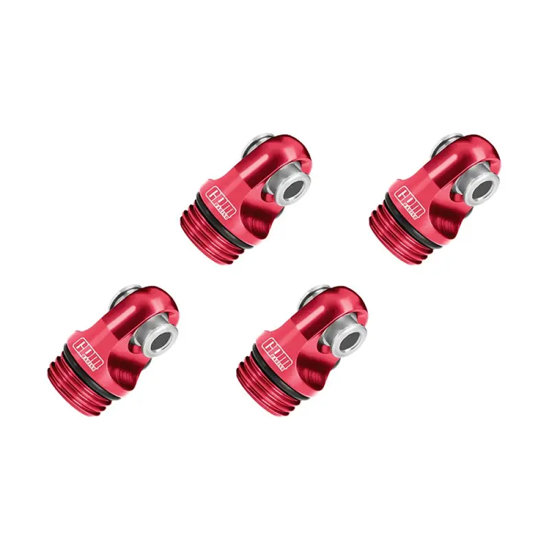 Aluminum 7075-T6 Alloy Shock Cap For Vanquish 1/10 H10 Optic Kit Rock Crawler Kit-Vps09027 Upgrades - Red 1