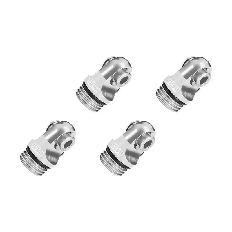 Aluminum 7075-T6 Alloy Shock Cap For Vanquish 1/10 H10 Optic Kit Rock Crawler Kit-Vps09027 Upgrades - Silver 1