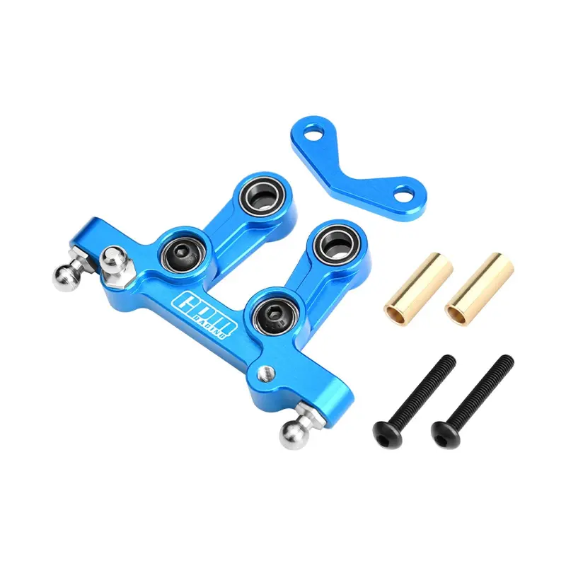 Aluminum 7075-T6 Alloy Steering Assembly For Tamiya 1:10 Dt-04 R/C Fighter Nxgen-58741 Upgrades - Sky Blue 1