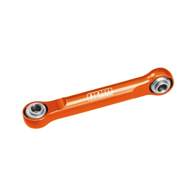 Aluminum 7075-T6 Alloy Steering Servo Link For Arrma 1:16 Quake Grom / Gorgon Grom Brushed Monster Truck Upgrades - Orange 1
