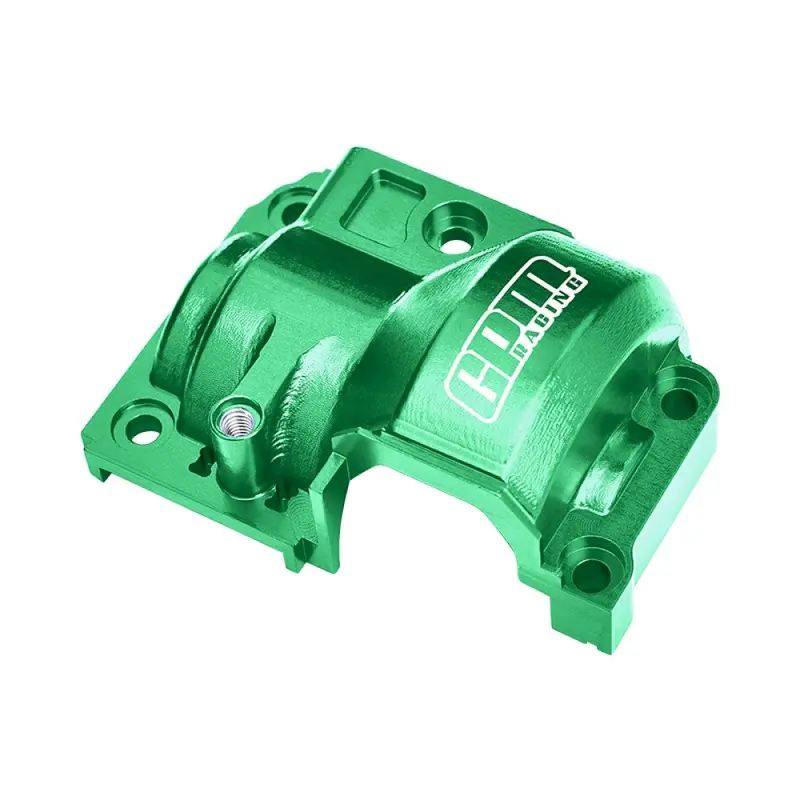 Aluminum 7075-T6 Alloy Transmission Gear Covers For Traxxas 1/6 Funco Pro Scale 2Wd Sand Car 8S-109076-4 Upgrades - Green 1