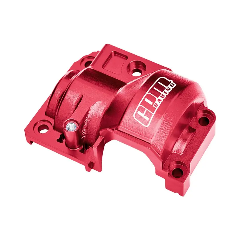 Aluminum 7075-T6 Alloy Transmission Gear Covers For Traxxas 1/6 Funco Pro Scale 2Wd Sand Car 8S-109076-4 Upgrades - Red 1