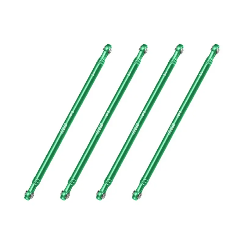 Aluminum 7075-T6 Alloy Upper Link Bar Set For Losi 1/8 Lmt 2.0 Grave Digger 4X4 Solid Axle Brushless Monster Truck-Los04028 Upgrades - Green 1