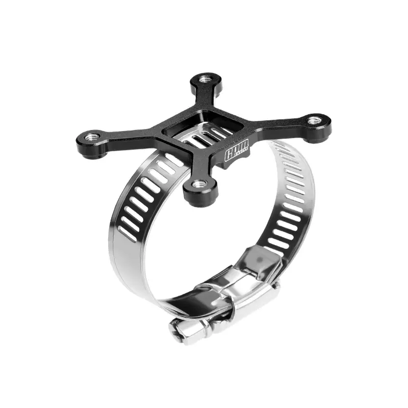 Aluminum 7075-T6 Alloy+304 Stainless Steel 40X40mm Rc Cooling Fan Ajustable Mount For 40-56 Series Motor - Black 1