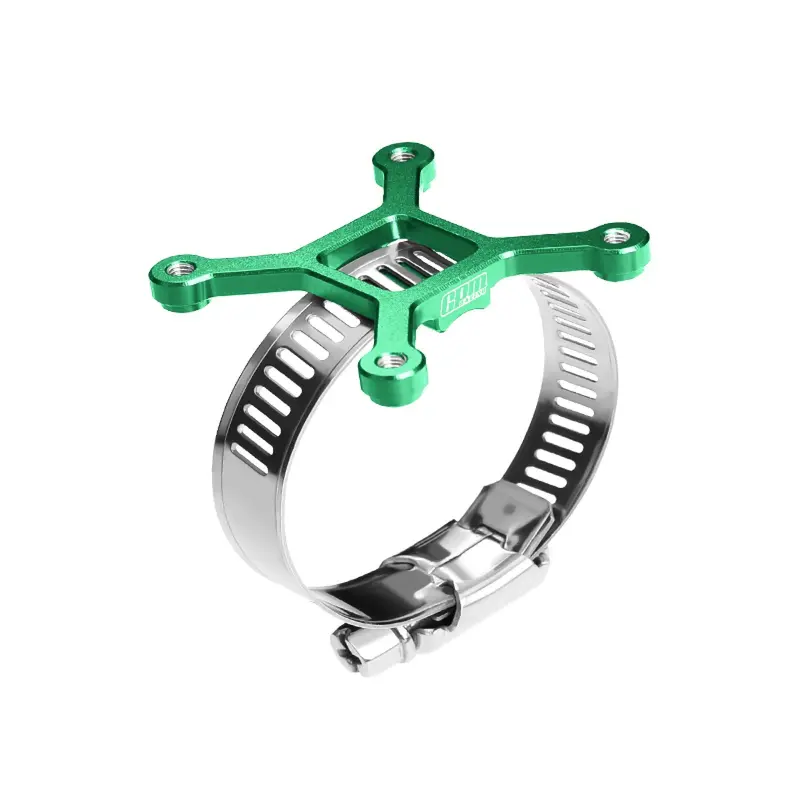 Aluminum 7075-T6 Alloy+304 Stainless Steel 40X40mm Rc Cooling Fan Ajustable Mount For 40-56 Series Motor - Green 1