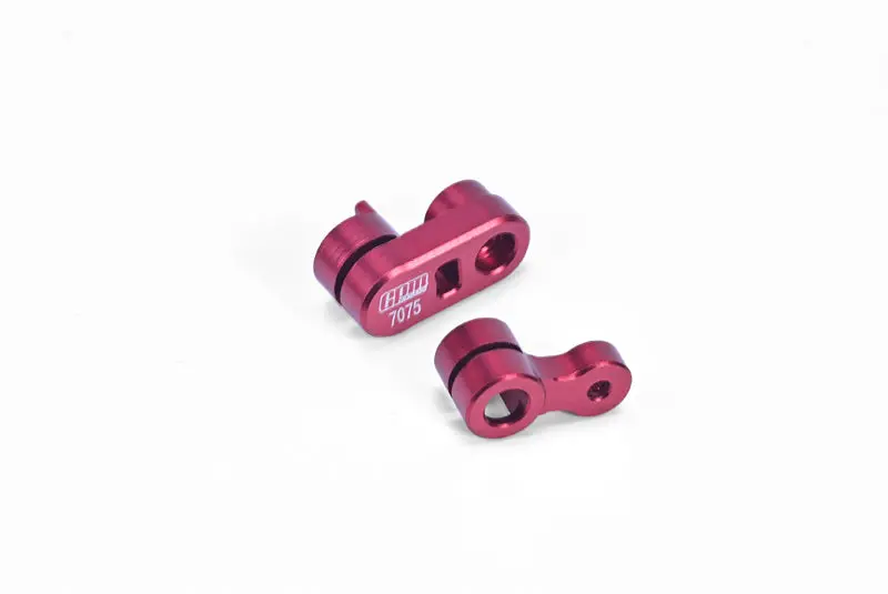 Aluminum 7075-T6 Brake Caliper Servo Arm Set 20T For Losi 1:4 Promoto-Mx Motorcycle Dirt Bike Rtr Fxr Los06000 Los06002 Upgrades - Red 1