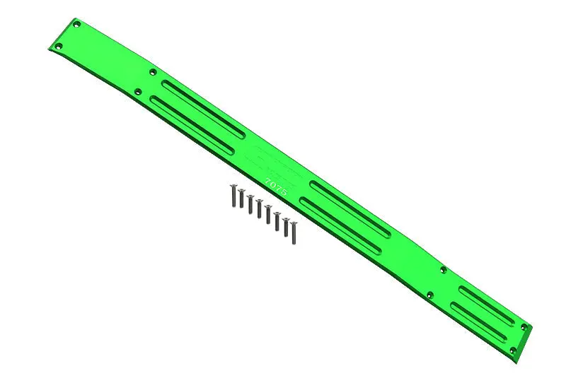 Aluminum 7075-T6 Chassis Plate For Traxxas 1:5 Xrt 8S Monster Truck 78086-4 Upgrade Parts - Green 1