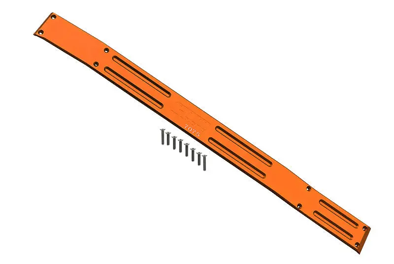 Aluminum 7075-T6 Chassis Plate For Traxxas 1:5 Xrt 8S Monster Truck 78086-4 Upgrade Parts - Orange 1