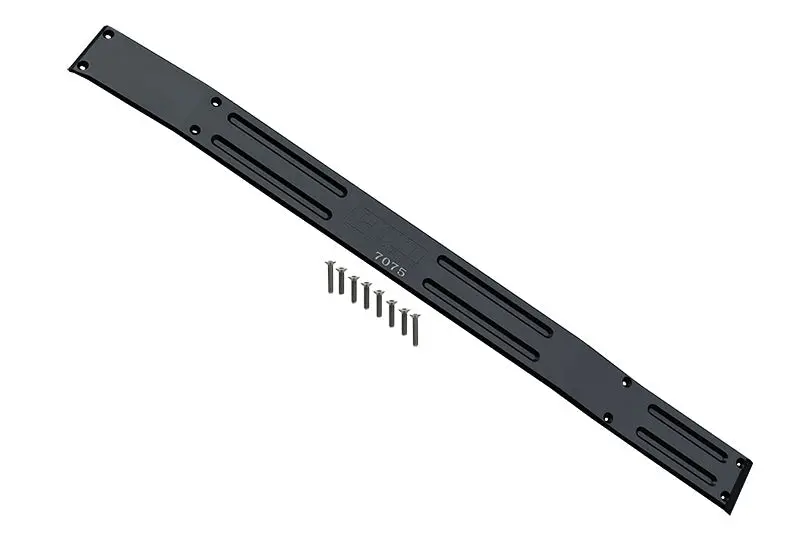 Aluminum 7075-T6 Chassis Plate For Traxxas 1:5 Xrt 8S Monster Truck 78086-4 Upgrades - Black 1