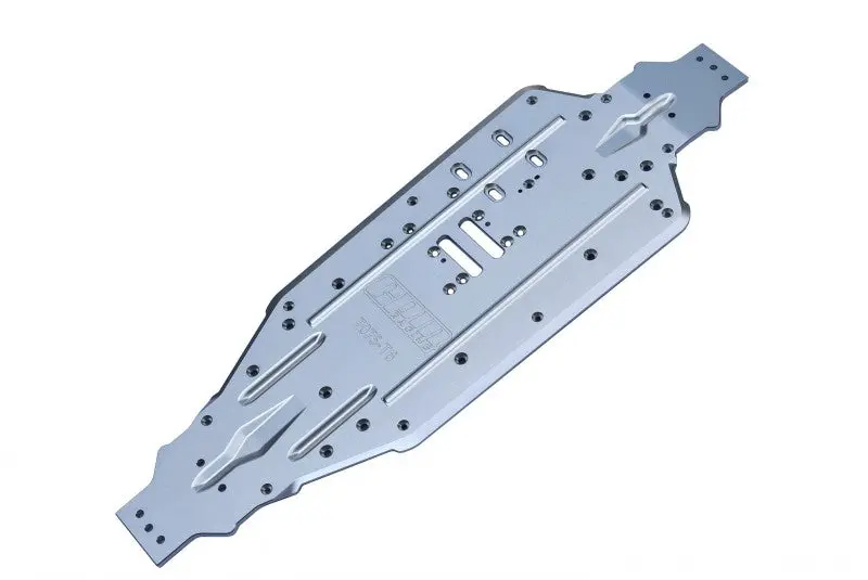 Aluminum 7075-T6 Chassis Protection Plate For Traxxas 1/8 4Wd Sledge Monster Truck 95076-4 - 1Pc Set Silver 1