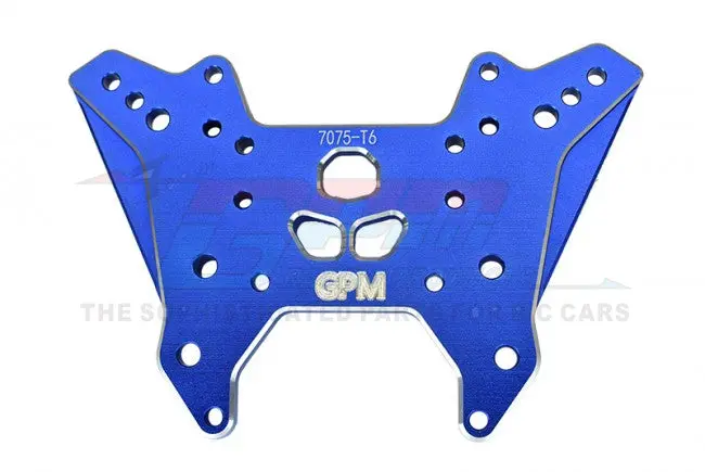 Aluminum 7075-T6 Front Damper Plate For Arrma 1:7 Fireteam 6S / 1:8 Outcast 6S / 1:8 Kraton Exb Roller- 1Pc Set Blue 1