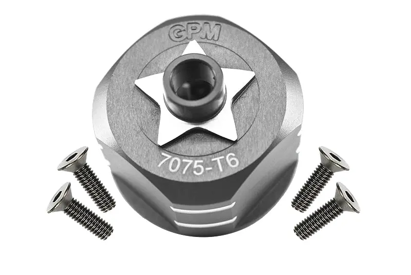 Aluminum 7075-T6 Front Or Rear Diff Case For Traxxas 1/8 4Wd Sledge Monster Truck 95076-4 - 5Pc Set Silver 1