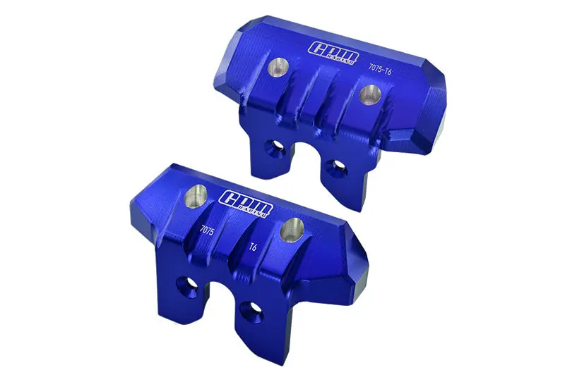 Aluminum 7075-T6 Front & Rear Bumper For Traxxas 1/8 4Wd Sledge Monster Truck 95076-4 Upgrades - Blue 1