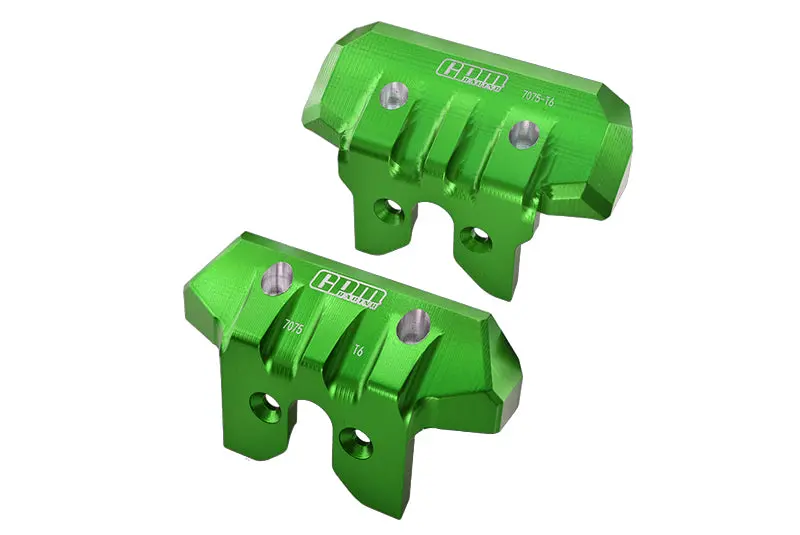 Aluminum 7075-T6 Front & Rear Bumper For Traxxas 1/8 4Wd Sledge Monster Truck 95076-4 Upgrades - Green 1