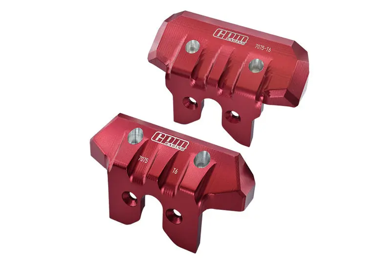 Aluminum 7075-T6 Front & Rear Bumper For Traxxas 1/8 4Wd Sledge Monster Truck 95076-4 Upgrades - Red 1