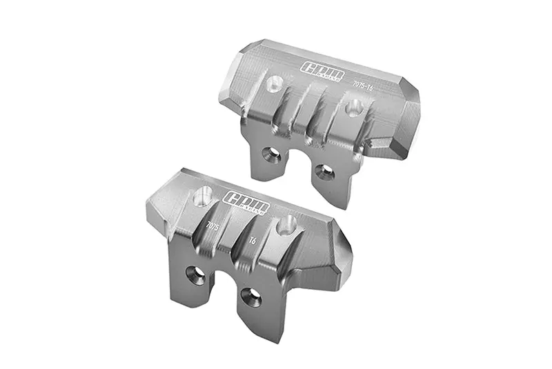 Aluminum 7075-T6 Front & Rear Bumper For Traxxas 1/8 4Wd Sledge Monster Truck 95076-4 Upgrades - Silver 1