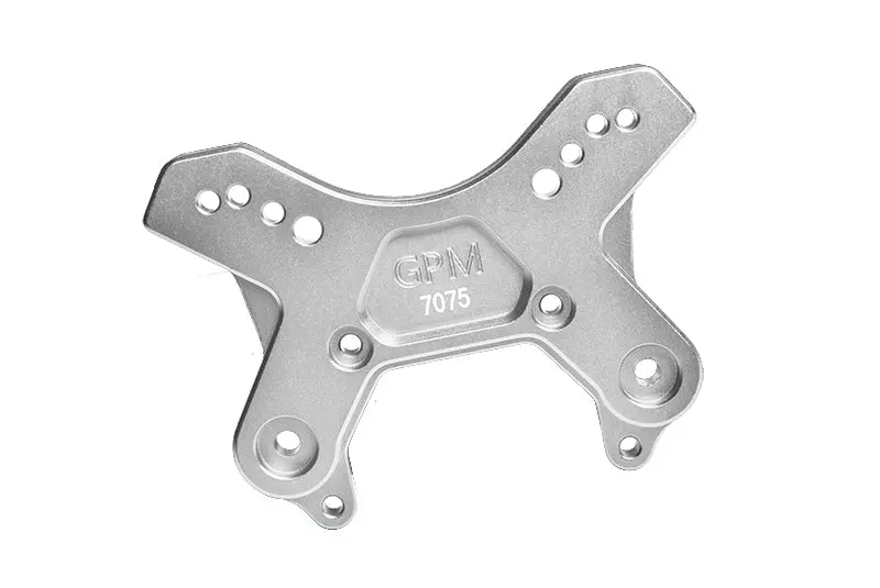 Aluminum 7075-T6 Front Shock Tower For Arrma 1:8 Typhon 6S Blx / Typhon 6S V5 Upgrades - Silver 1