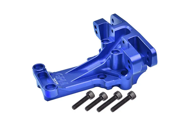 Aluminum 7075-T6 Front Upper Bulkhead For 1:5 Traxxas X Maxx 6S / X Maxx 8S / Xrt 8S Monster Truck Upgrades - Blue 1