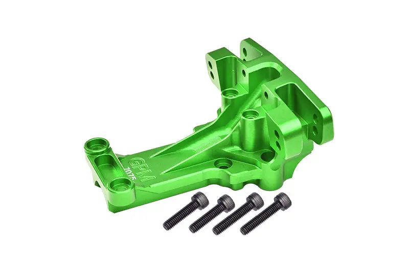 Aluminum 7075-T6 Front Upper Bulkhead For 1:5 Traxxas X Maxx 6S / X Maxx 8S / Xrt 8S Monster Truck Upgrades - Green 1