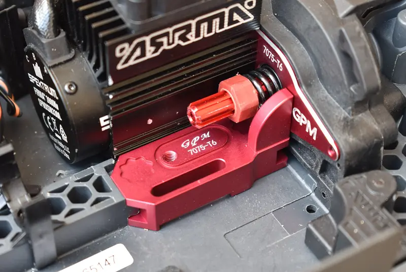 Aluminum 7075-T6 Motor Heatsink Plate For Arrma 1:8 Kraton 6S / Vendetta 3S / Typhon Tlr Tuned / 1:10 Granite / Big Rock 3S / Big Rock V3 3S / Kraton 4S / Vorteks 3S - 9Pc Set Green 2