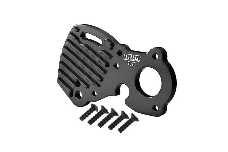Aluminum 7075-T6 Motor Plate For Traxxas 1/10 E-Revo 2.0 Vxl Brushless 86086-4 Upgrades - Black 1