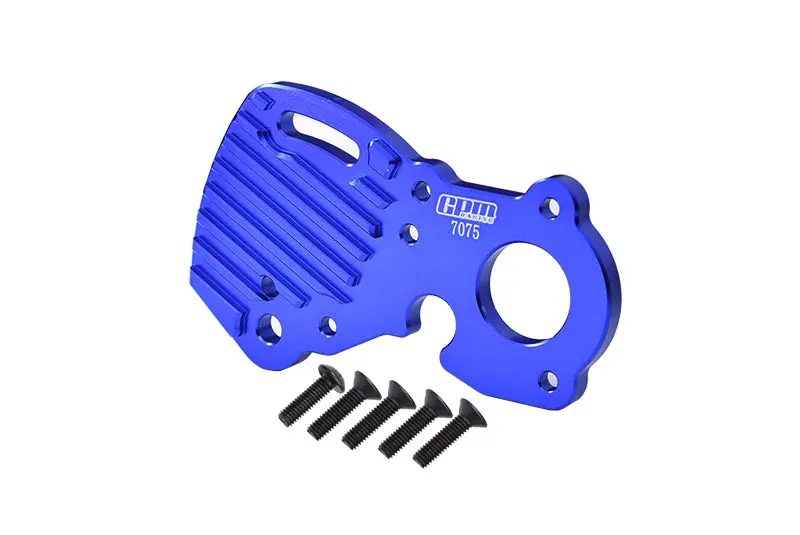 Aluminum 7075-T6 Motor Plate For Traxxas 1/10 E-Revo 2.0 Vxl Brushless 86086-4 Upgrades - Blue 1