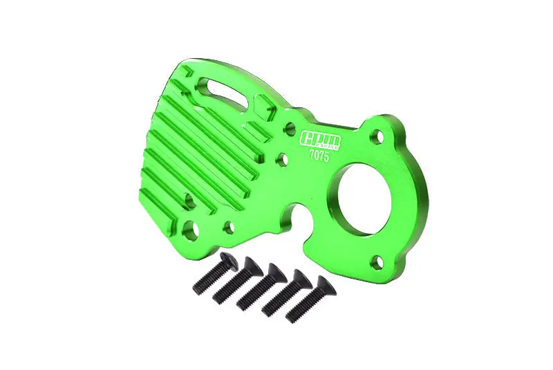 Aluminum 7075-T6 Motor Plate For Traxxas 1/10 E-Revo 2.0 Vxl Brushless 86086-4 Upgrades - Green 1