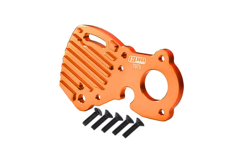 Aluminum 7075-T6 Motor Plate For Traxxas 1/10 E-Revo 2.0 Vxl Brushless 86086-4 Upgrades - Orange 1