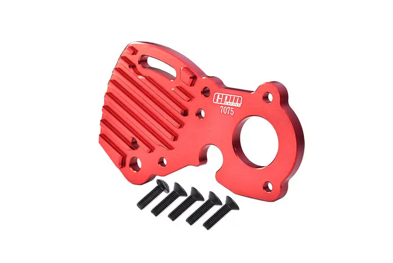Aluminum 7075-T6 Motor Plate For Traxxas 1/10 E-Revo 2.0 Vxl Brushless 86086-4 Upgrades - Red 1