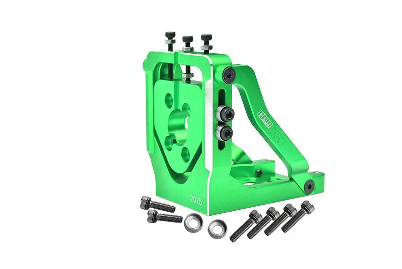 Aluminum 7075-T6 Quick Release Motor Base For 1:5 Traxxas X Maxx 6S / X Maxx 8S / Xrt 8S Monster Truck Upgrades - Green 1