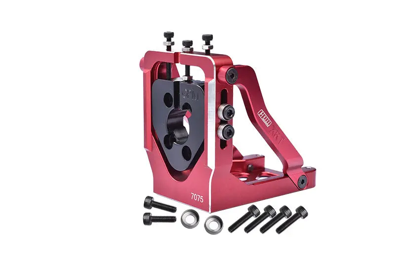 Aluminum 7075-T6 Quick Release Motor Base For 1:5 Traxxas X Maxx 6S / X Maxx 8S / Xrt 8S Monster Truck Upgrades - Red 1