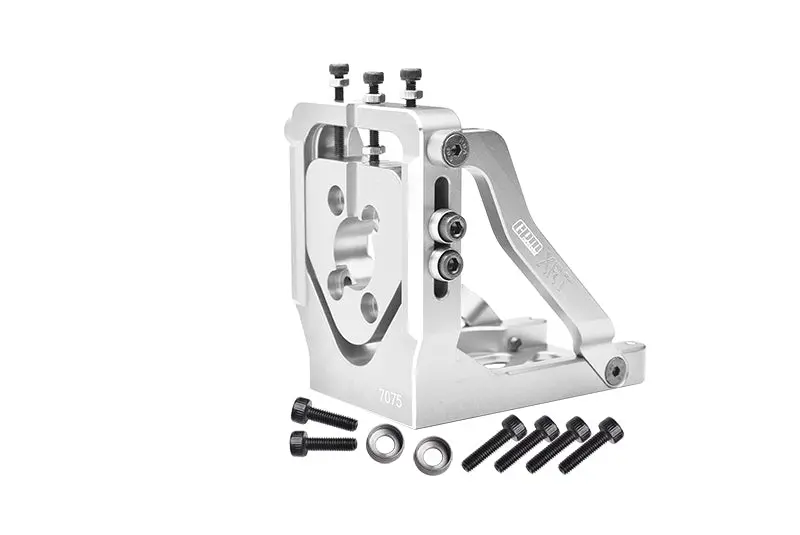 Aluminum 7075-T6 Quick Release Motor Base For 1:5 Traxxas X Maxx 6S / X Maxx 8S / Xrt 8S Monster Truck Upgrades - Silver 1