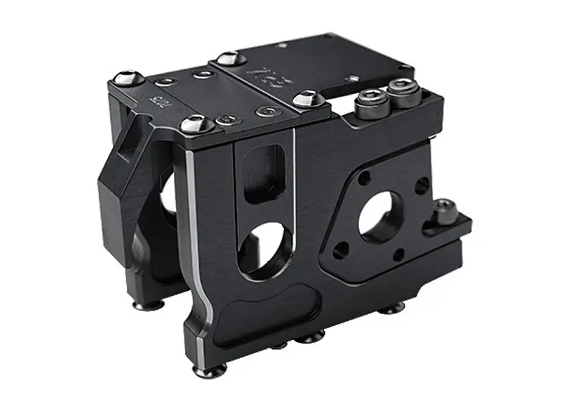 Aluminum 7075-T6 Quick Release Motor Base For Traxxas 1/8 4Wd Sledge Monster Truck 95076-4 Upgrades - Black 1