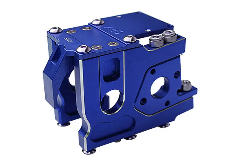 Aluminum 7075-T6 Quick Release Motor Base For Traxxas 1/8 4Wd Sledge Monster Truck 95076-4 Upgrades - Blue 1