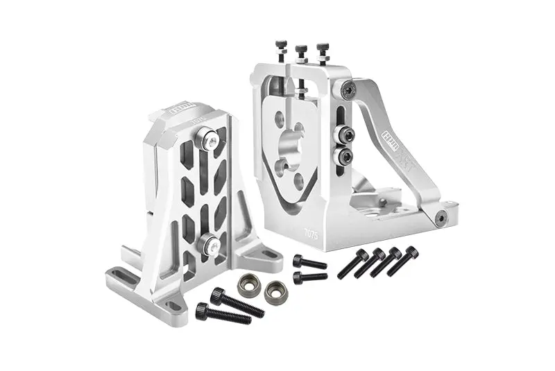 Aluminum 7075-T6 Quick Release Motor Base + Motor Fixing Mount For 1:5 Traxxas X Maxx 6S / X Maxx 8S / Xrt 8S Monster Truck Upgrades - Silver 1