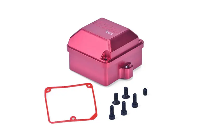 Aluminum 7075-T6 Radio Box Set For Arrma 1:8 Kraton 6S / Electric Talion 6S / Typhon 6S / Notorious 6S / Outcast 6S / 1:7 Mojave 6S / 1:10 Granite Voltage Upgrade Parts - Red 1