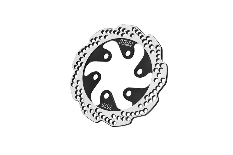 Aluminum 7075-T6 Rear Brake Disk For Losi 1:4 Promoto-Mx Motorcycle Dirtbike Rtr Los06000 Los06002 - Black 1