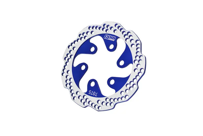 Aluminum 7075-T6 Rear Brake Disk For Losi 1:4 Promoto-Mx Motorcycle Dirtbike Rtr Los06000 Los06002 - Blue 1