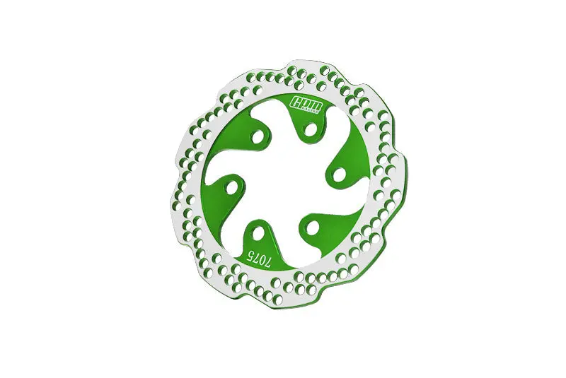 Aluminum 7075-T6 Rear Brake Disk For Losi 1:4 Promoto-Mx Motorcycle Dirtbike Rtr Los06000 Los06002 - Green 1