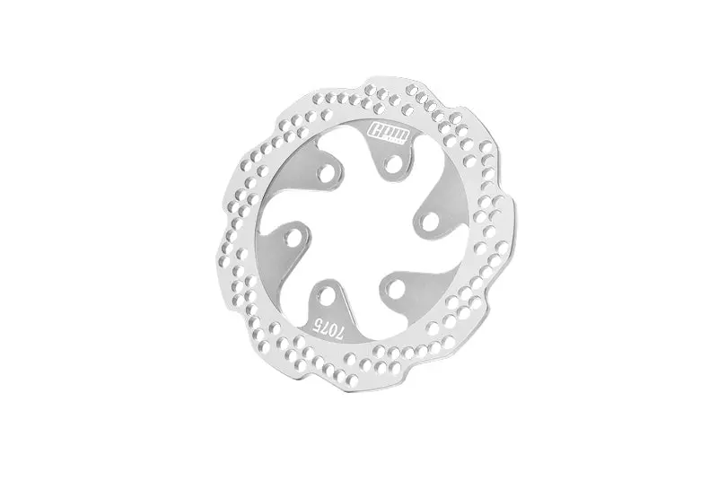 Aluminum 7075-T6 Rear Brake Disk For Losi 1:4 Promoto-Mx Motorcycle Dirtbike Rtr Los06000 Los06002 - Silver 1