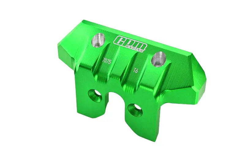 Aluminum 7075-T6 Rear Bumper For Traxxas 1/8 4Wd Sledge Monster Truck 95076-4 Upgrades - Green 1