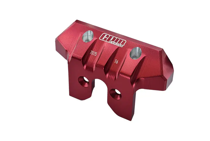 Aluminum 7075-T6 Rear Bumper For Traxxas 1/8 4Wd Sledge Monster Truck 95076-4 Upgrades - Red 1