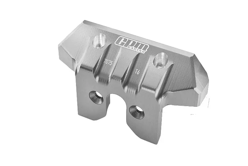Aluminum 7075-T6 Rear Bumper For Traxxas 1/8 4Wd Sledge Monster Truck 95076-4 Upgrades - Silver 1