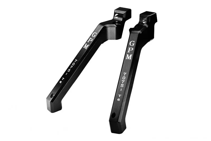 Aluminum 7075-T6 Rear Chassis Brace For Traxxas 1/8 4Wd Sledge Monster Truck 95076-4 - 2Pc Set Black 1